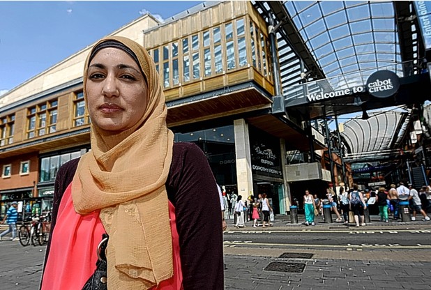 England: A shoppers 'turned a blind eye' as Muslim woman spat on in race-hate attack